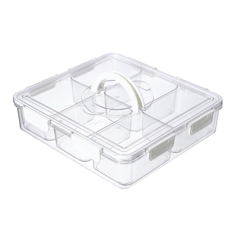 #Rectangular design clear storage box